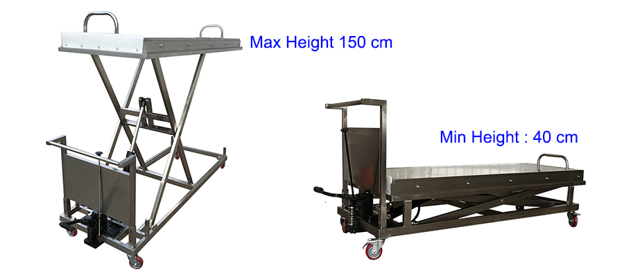 mortuary trolley price