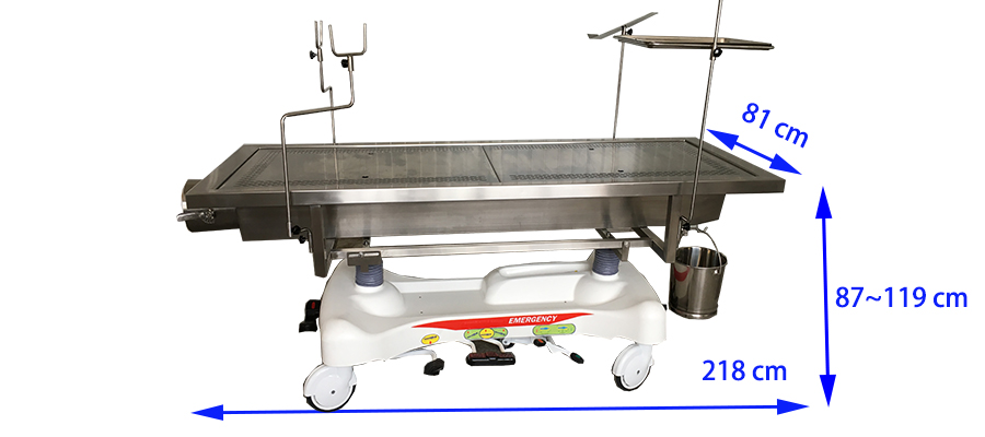 adjustable embalming table