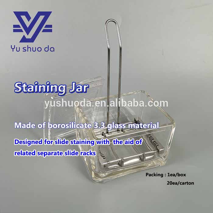 Laboratory Histology Pathology Consumable 20pcs Slide Staining Jar