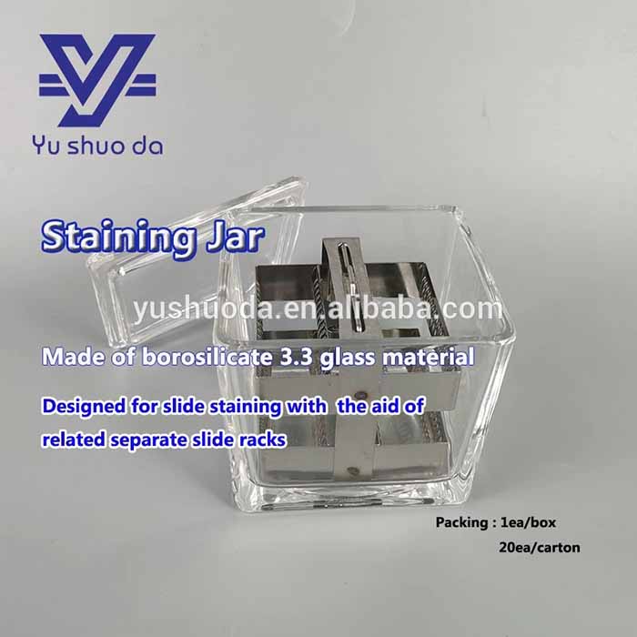 Laboratory Histology Pathology Consumable 30pcs Slide Staining Jar