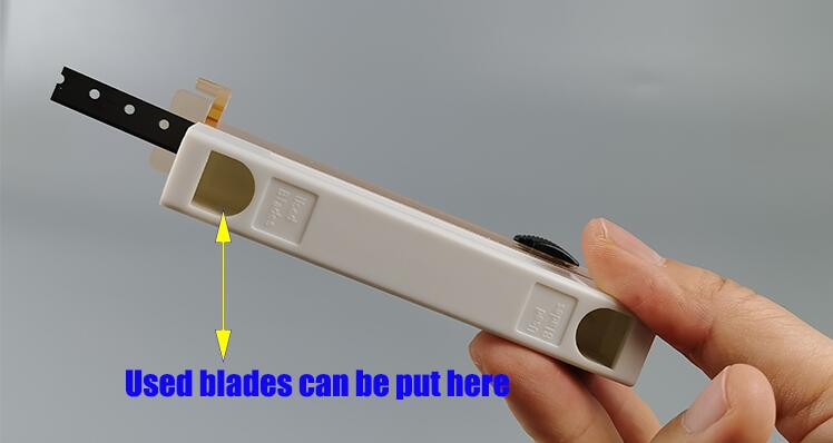 Low profile microtome blade