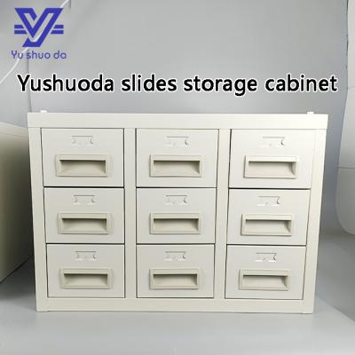 slide storage cabinet