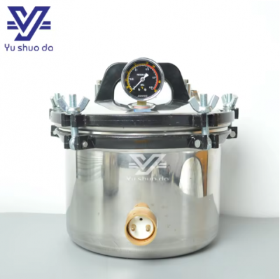 Laboratory 8L12L150L304 Stainless Steel High-pressure Sterilization Pot .