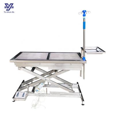  YSD-VE03 High-quality Hot Sale Stainless Steel Veterinary Surgery Table .