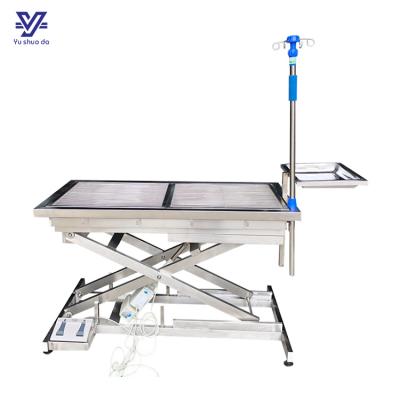  YSD-VE 04 High-Quality Stainless Steel Hot Sale Veterinary Surgery Table .